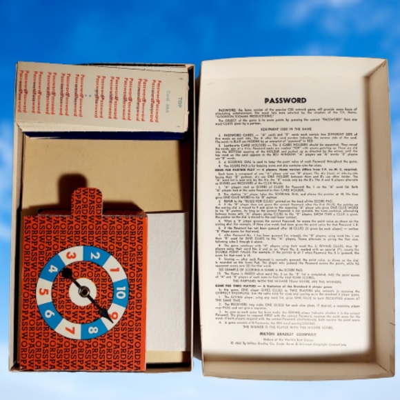 Vintage Password Game 6th Edition By Milton Bradley - Picture 6 of 8